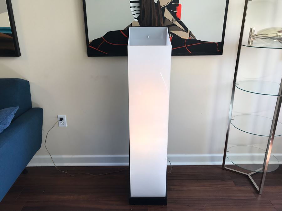 Mid-Century Modern Black And White Floor Lamp [Photo 3]