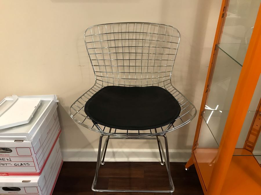 Reproduction Knoll Harry Bertoia Metal Barstool Counter Stool [Photo 3]