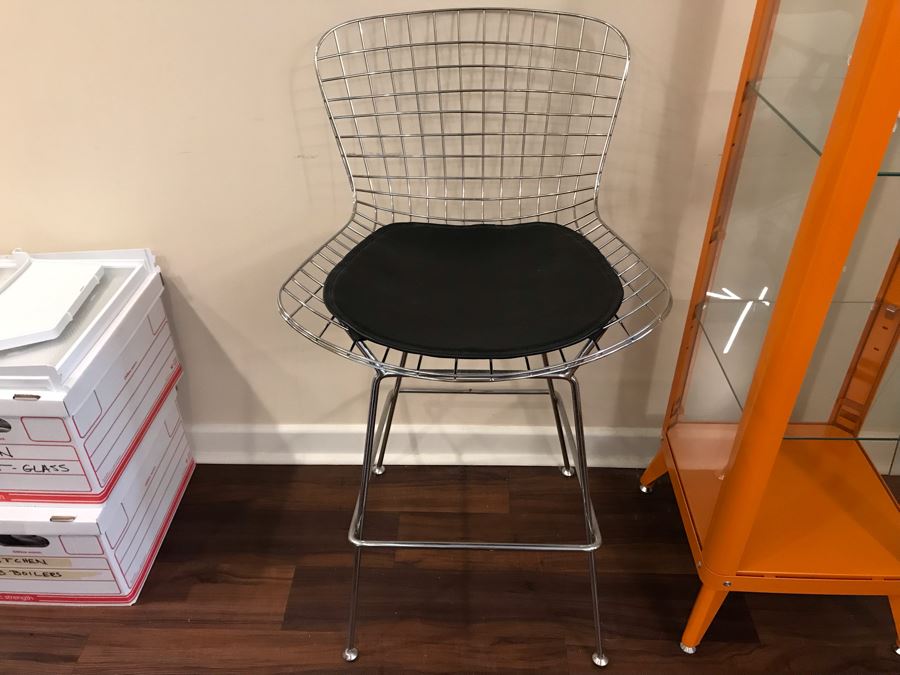 Reproduction Knoll Harry Bertoia Metal Barstool Counter Stool [Photo 4]
