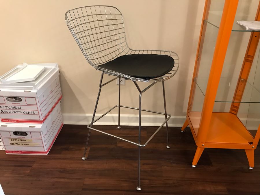 Reproduction Knoll Harry Bertoia Metal Barstool Counter Stool [Photo 7]