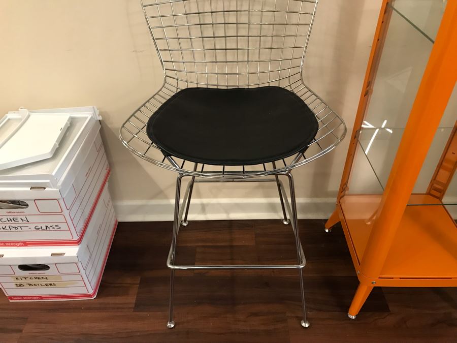 Reproduction Knoll Harry Bertoia Metal Barstool Counter Stool [Photo 2]