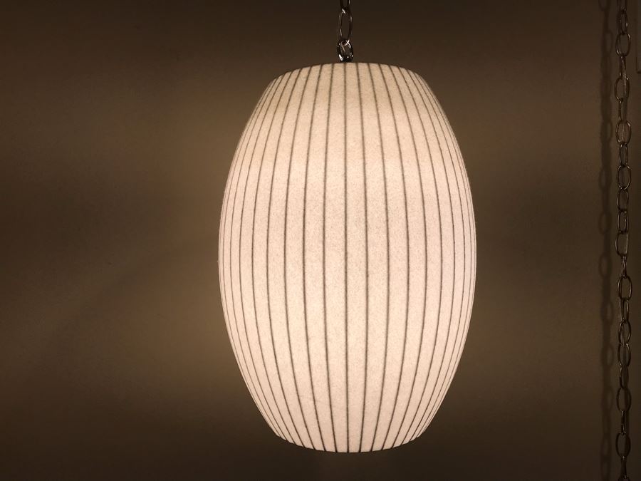 George Nelson Cigar Bubble Lamp Pendant Light Fixture [Photo 4]