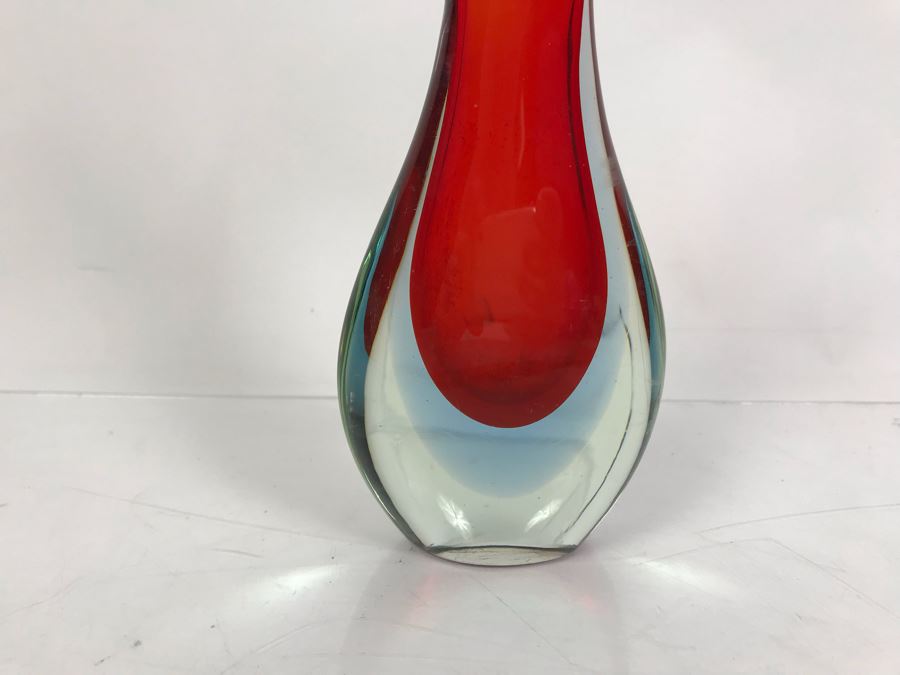 Vintage Murano Glass Vase 8.5'H [Photo 3]