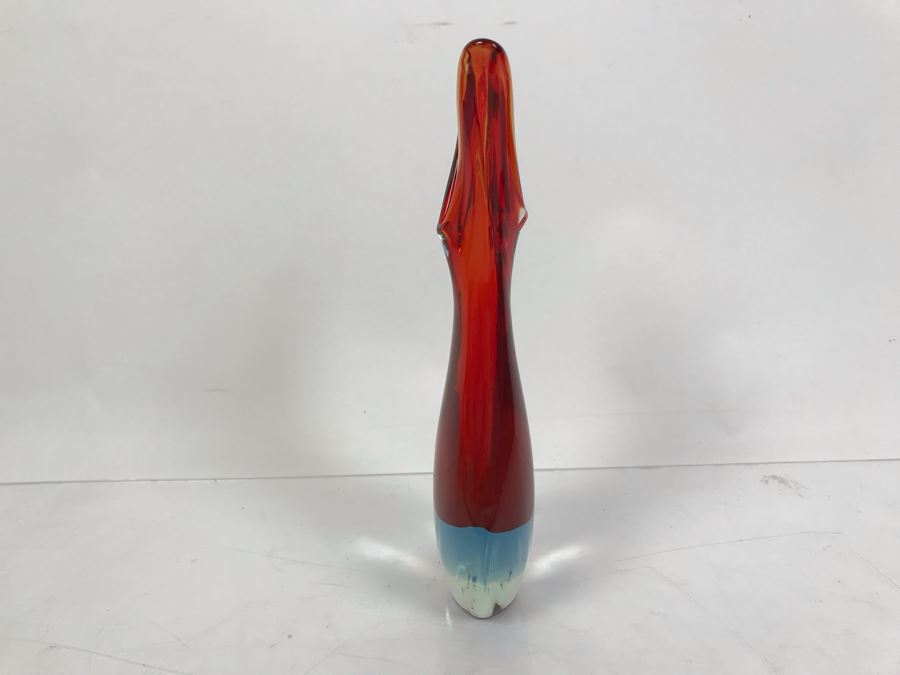 Vintage Murano Glass Vase 8.5'H [Photo 6]