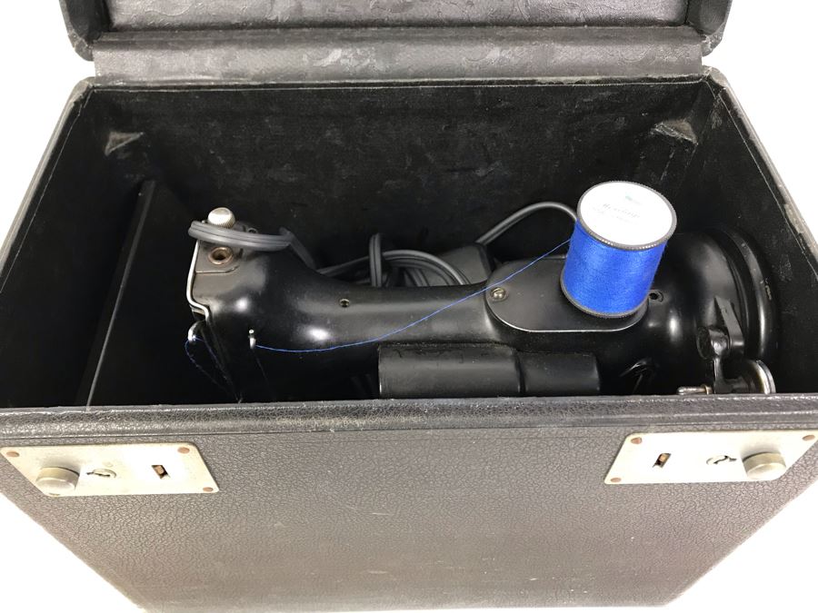 SINGER Featherweight Sewing Machine With Original Case And Pedal From William 'Bill' H. Harris, RADM, USN (Ret.) [Photo 23]