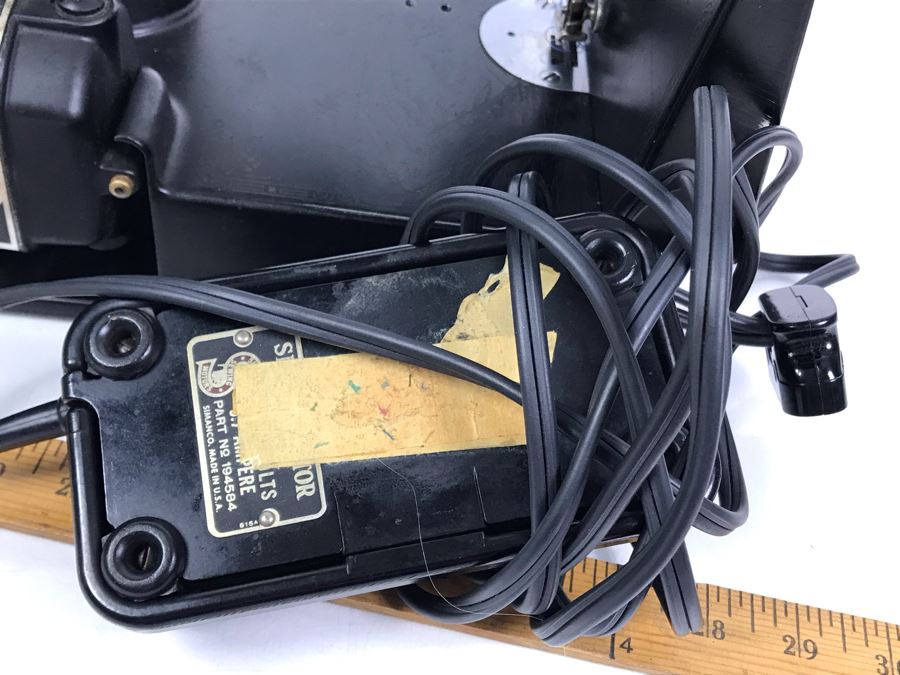 SINGER Featherweight Sewing Machine With Original Case And Pedal From William 'Bill' H. Harris, RADM, USN (Ret.) [Photo 22]