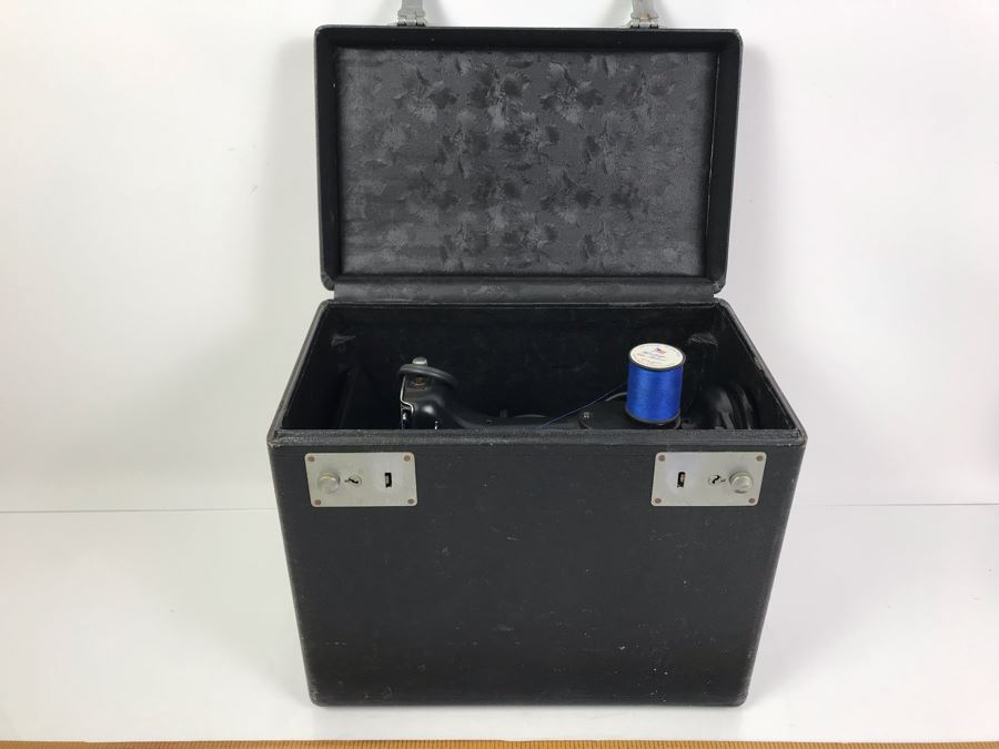 SINGER Featherweight Sewing Machine With Original Case And Pedal From William 'Bill' H. Harris, RADM, USN (Ret.) [Photo 3]