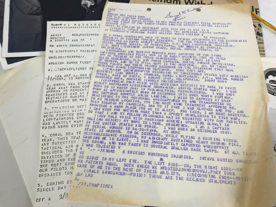 Various Photographs, Change Of Command Programs For USS Kitty Hawk (CV 63) And USS Coral Sea, Documents, Newspapers, USS Coral Sea Bumper Sticker - See Photos [Photo 16]