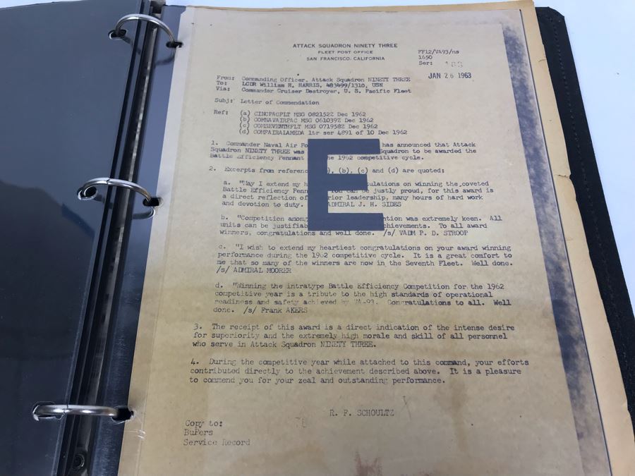 Various DASH CCDP Photographs And Letters Including Signed Letter From The Secretary Of The NAVY Paul H. Nitze - See Photos [Photo 22]