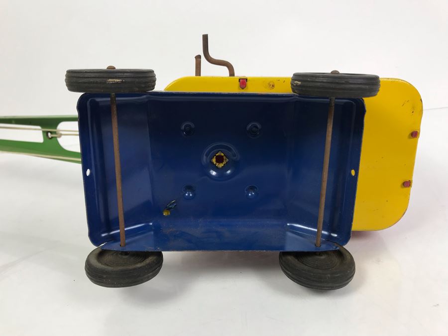 Vintage 1940/50's Wyandotte Construction Co Pressed Steel Toy Crane [Photo 10]