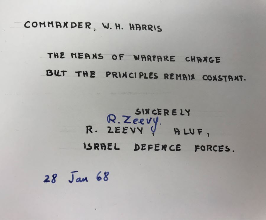 Set Of 1963 (Appear To Be First Edition) Books The Art Of Warfare In Biblical Lands By Yigael Yadin Signed By R. Zeevy, Aluf, Israel Defense Forces 1968 [Photo 8]