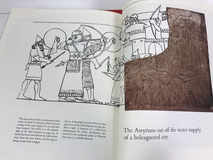 Set Of 1963 (Appear To Be First Edition) Books The Art Of Warfare In Biblical Lands By Yigael Yadin Signed By R. Zeevy, Aluf, Israel Defense Forces 1968 [Photo 20]