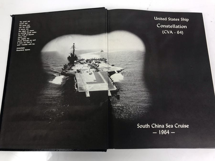 1964 USN Constellation (CVA-64) Cruise Book South China Sea Cruise And Cruise Extension Supplement (1964-1965) From William 'Bill' H. Harris, RADM, USN (Ret.) - See Photos [Photo 2]