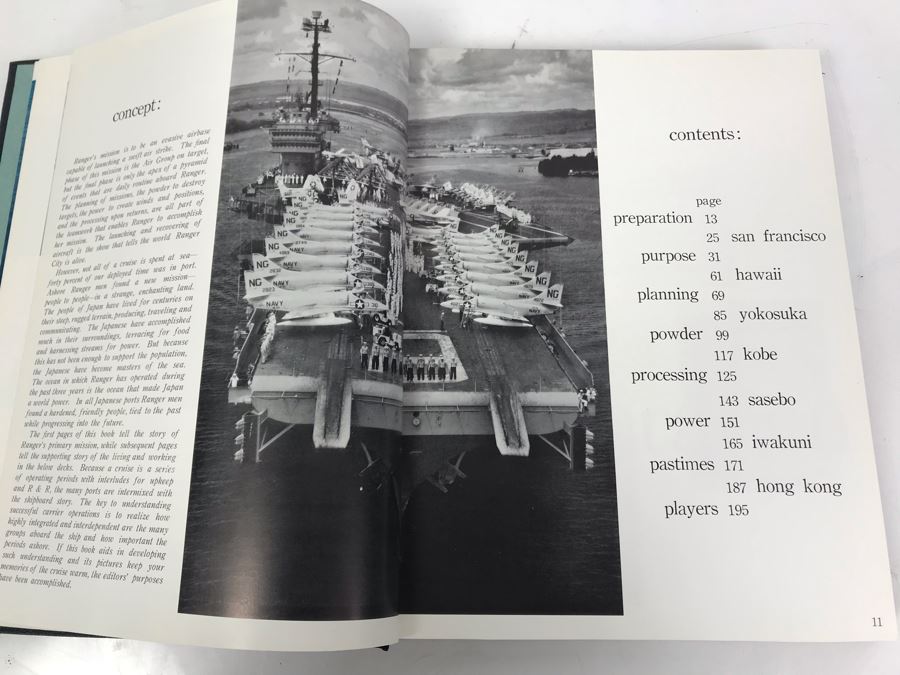 1961-1962 USN USS Ranger (CVA-61) Western Pacific Westpac Cruise Book Hawaii, Japan, Hong Kong China [Photo 5]