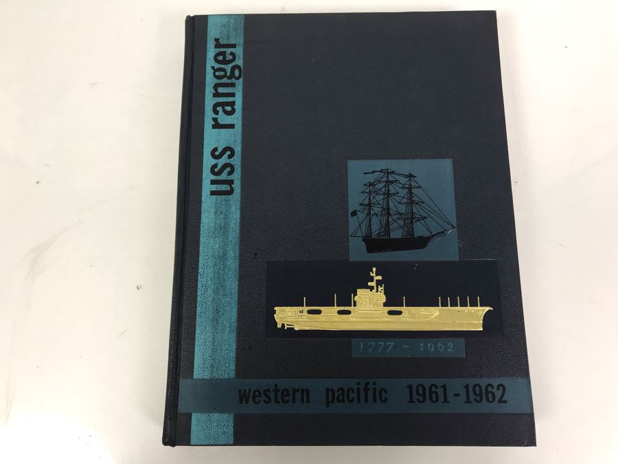 1961-1962 USN USS Ranger (CVA-61) Western Pacific Westpac Cruise Book Hawaii, Japan, Hong Kong China [Photo 1]