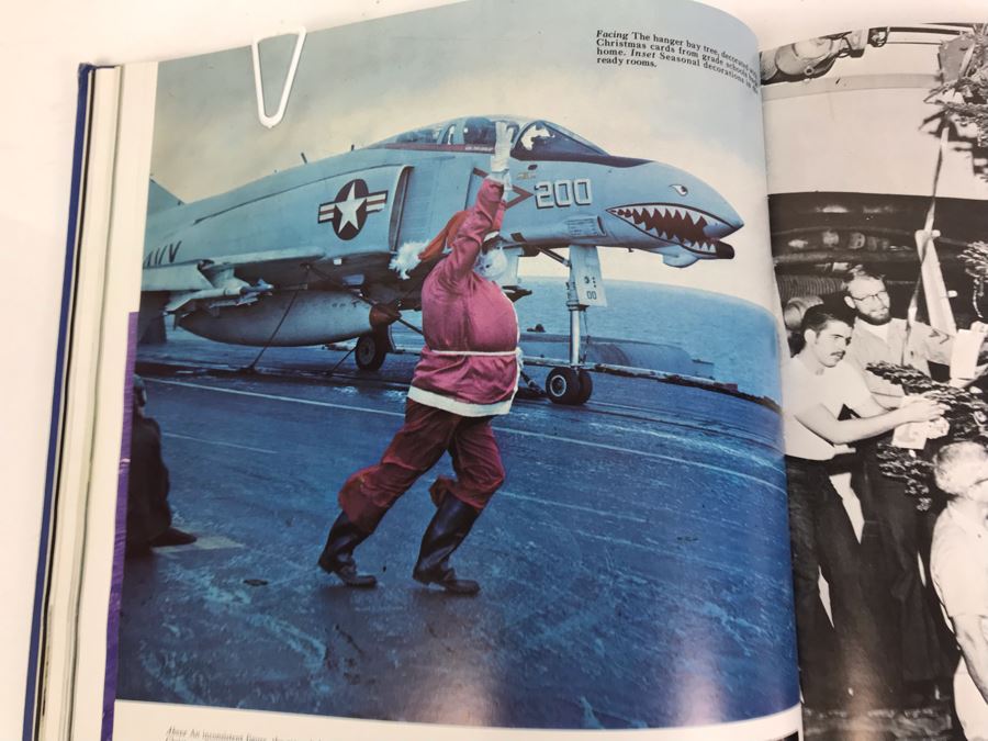 1972 SIGNED Personalized Letter From The White House Signed By Richard Nixon And Volume Of USS Coral Sea (CVA-43) The Coral Scene 1971-1972 Cruise Book Pacific Deployment - SEE PHOTOS [Photo 22]