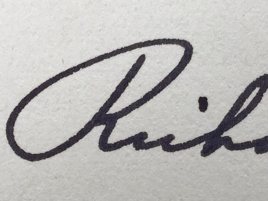 1972 SIGNED Personalized Letter From The White House Signed By Richard Nixon And Volume Of USS Coral Sea (CVA-43) The Coral Scene 1971-1972 Cruise Book Pacific Deployment - SEE PHOTOS [Photo 6]