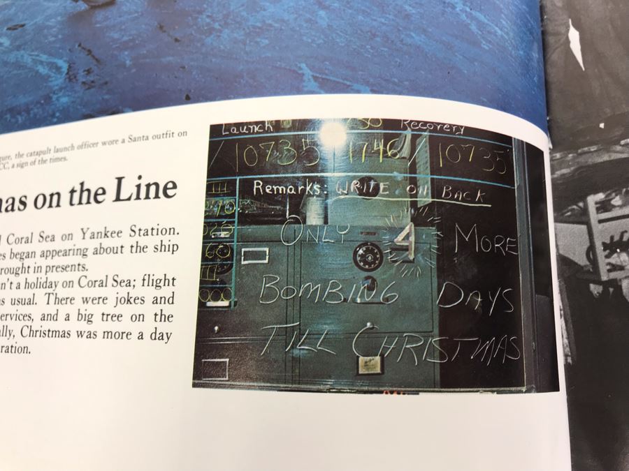 1972 SIGNED Personalized Letter From The White House Signed By Richard Nixon And Volume Of USS Coral Sea (CVA-43) The Coral Scene 1971-1972 Cruise Book Pacific Deployment - SEE PHOTOS [Photo 23]
