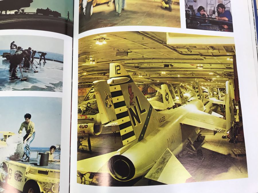 1972 SIGNED Personalized Letter From The White House Signed By Richard Nixon And Volume Of USS Coral Sea (CVA-43) The Coral Scene 1971-1972 Cruise Book Pacific Deployment - SEE PHOTOS [Photo 25]