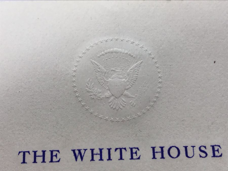 1972 SIGNED Personalized Letter From The White House Signed By Richard Nixon And Volume Of USS Coral Sea (CVA-43) The Coral Scene 1971-1972 Cruise Book Pacific Deployment - SEE PHOTOS [Photo 12]