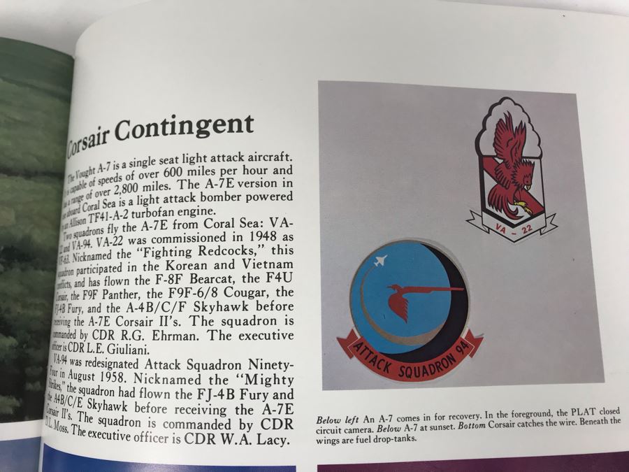 Bob Hope SIGNED Volume Of USS Coral Sea (CVA-43) The Coral Scene 1971-1972 Cruise Book Pacific Deployment And Photograph Of Bob Hope With William 'Bill' H. Harris, RADM, USN (Ret.) [Photo 16]