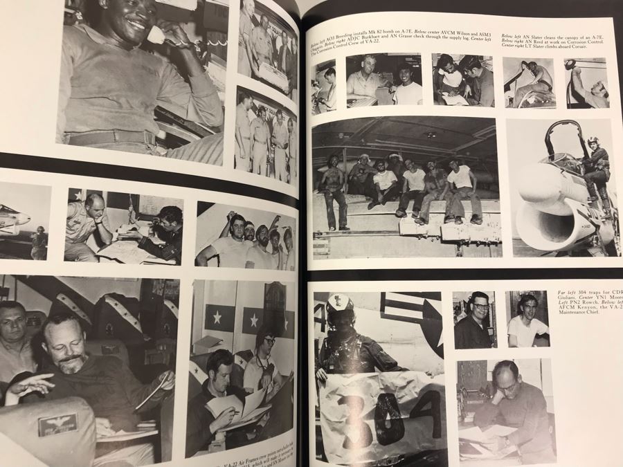 Bob Hope SIGNED Volume Of USS Coral Sea (CVA-43) The Coral Scene 1971-1972 Cruise Book Pacific Deployment And Photograph Of Bob Hope With William 'Bill' H. Harris, RADM, USN (Ret.) [Photo 11]