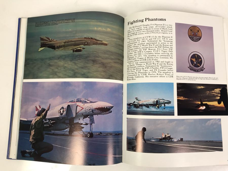 Bob Hope SIGNED Volume Of USS Coral Sea (CVA-43) The Coral Scene 1971-1972 Cruise Book Pacific Deployment And Photograph Of Bob Hope With William 'Bill' H. Harris, RADM, USN (Ret.) [Photo 14]