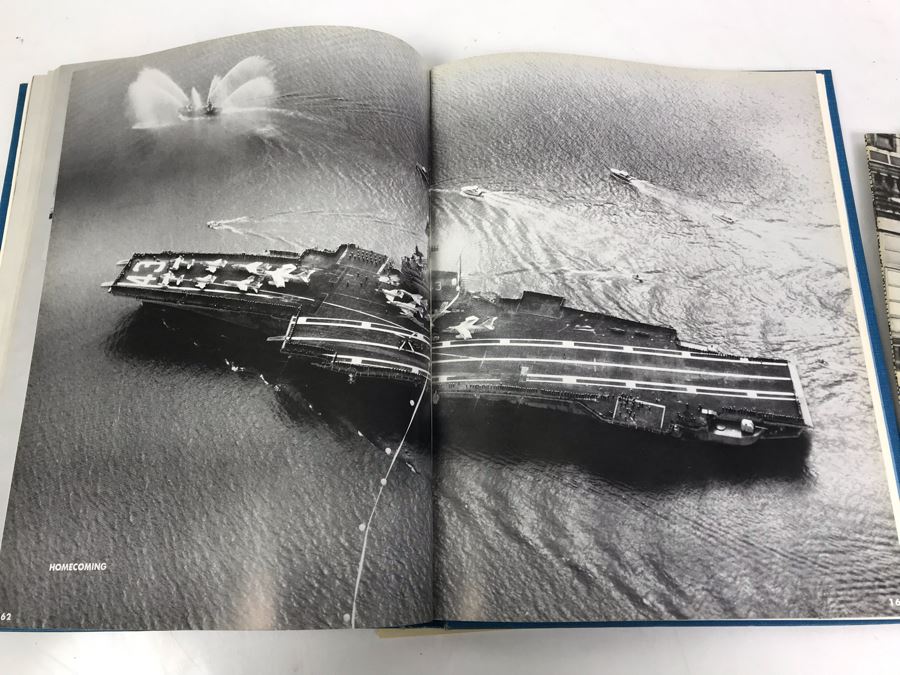 1966-1967 USS Coral Sea (CV-43) Carrier-West Cruise Book, USS Coral Sea Tonkin Gulf Yacht Club Letter From Commanding Officer (1967) Vietnam Combat Zone Air Strikes And Coral Sea Sea Breeze Newsletters 'The Supremes' - See Photos [Photo 42]