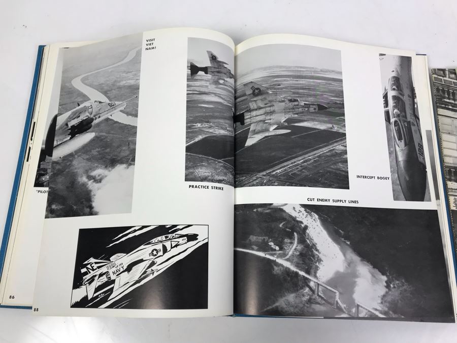 1966-1967 USS Coral Sea (CV-43) Carrier-West Cruise Book, USS Coral Sea Tonkin Gulf Yacht Club Letter From Commanding Officer (1967) Vietnam Combat Zone Air Strikes And Coral Sea Sea Breeze Newsletters 'The Supremes' - See Photos [Photo 38]