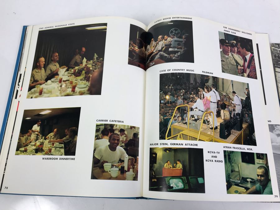 1966-1967 USS Coral Sea (CV-43) Carrier-West Cruise Book, USS Coral Sea Tonkin Gulf Yacht Club Letter From Commanding Officer (1967) Vietnam Combat Zone Air Strikes And Coral Sea Sea Breeze Newsletters 'The Supremes' - See Photos [Photo 36]