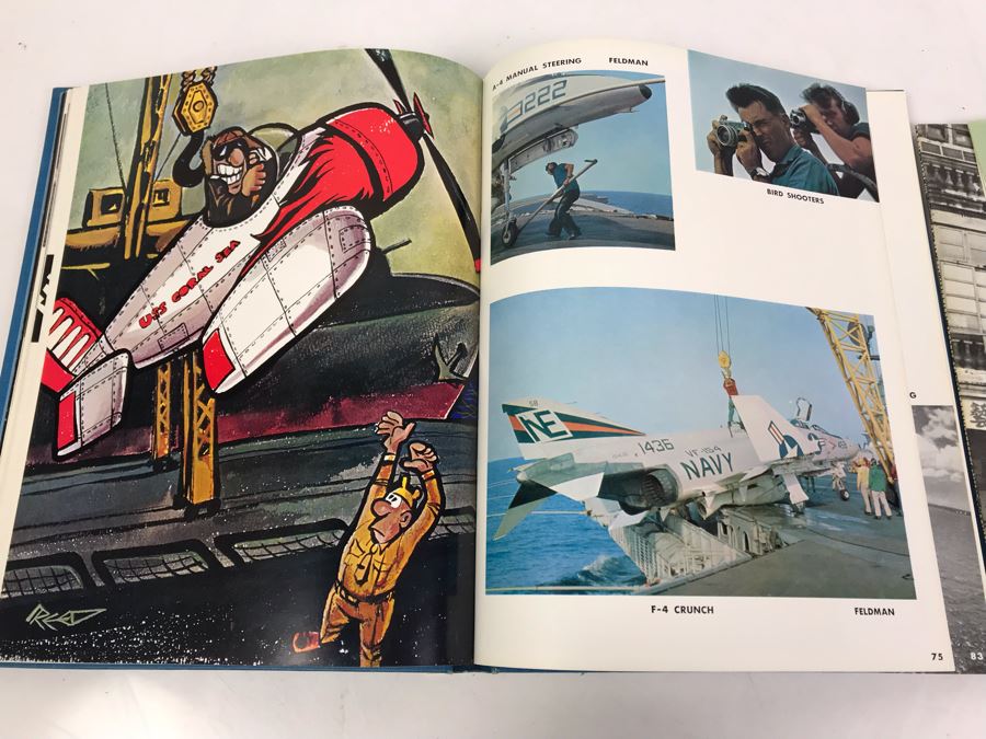 1966-1967 USS Coral Sea (CV-43) Carrier-West Cruise Book, USS Coral Sea Tonkin Gulf Yacht Club Letter From Commanding Officer (1967) Vietnam Combat Zone Air Strikes And Coral Sea Sea Breeze Newsletters 'The Supremes' - See Photos [Photo 34]