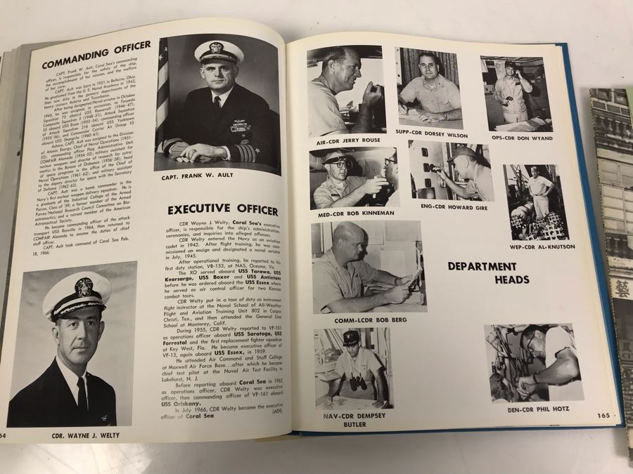 1966-1967 USS Coral Sea (CV-43) Carrier-West Cruise Book, USS Coral Sea Tonkin Gulf Yacht Club Letter From Commanding Officer (1967) Vietnam Combat Zone Air Strikes And Coral Sea Sea Breeze Newsletters 'The Supremes' - See Photos [Photo 43]