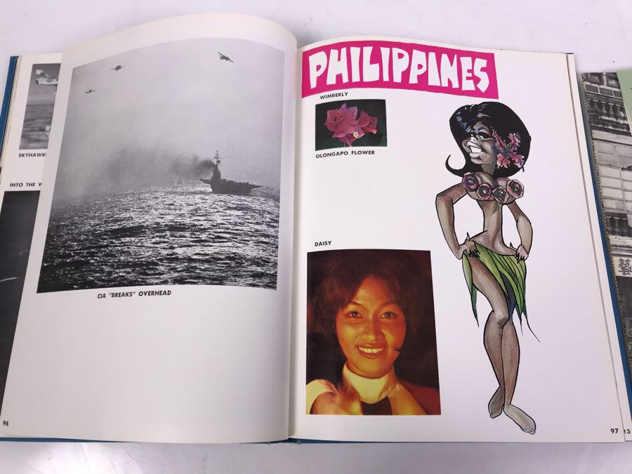1966-1967 USS Coral Sea (CV-43) Carrier-West Cruise Book, USS Coral Sea Tonkin Gulf Yacht Club Letter From Commanding Officer (1967) Vietnam Combat Zone Air Strikes And Coral Sea Sea Breeze Newsletters 'The Supremes' - See Photos [Photo 40]