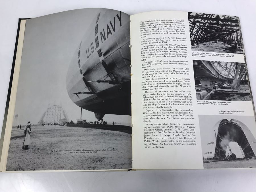 Moffett Field Book 1933-1958 Silver Anniversary Naval Air Station California - See Photos [Photo 18]