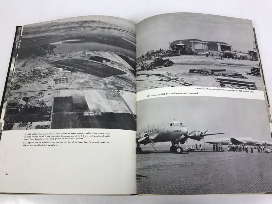 Moffett Field Book 1933-1958 Silver Anniversary Naval Air Station California - See Photos [Photo 12]