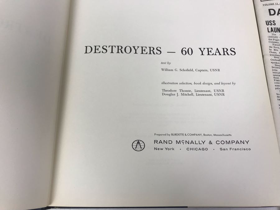 1962 Destroyers - 60 Years Book By Captain William G. Schofield, USNR And CRUDESPAC Newsletter Featuring Article On DASH Added To Pacific Fleet [Photo 4]