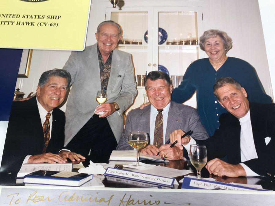 Change Of Command Program For USS Coral Sea CVA-43 1971 And 1972, Signed Photograph Of USS Kitty Hawk, Signed 1978 Letter From Navy Commander In Chief Pacific Maurice F. Weisner And More [Photo 14]