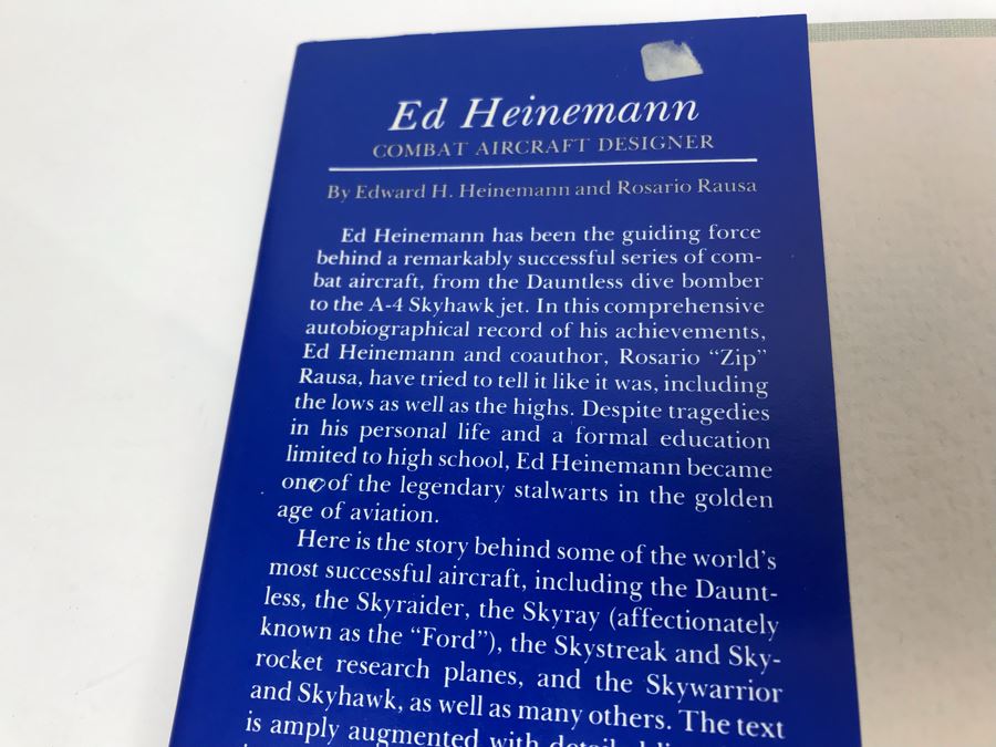 SIGNED Book By Ed Heinemann Combat Aircraft Designer And Theory Of Flight Of Sikorsky Helicopters [Photo 6]
