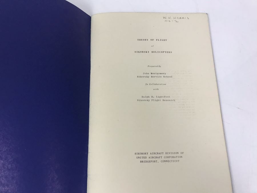 SIGNED Book By Ed Heinemann Combat Aircraft Designer And Theory Of Flight Of Sikorsky Helicopters [Photo 13]