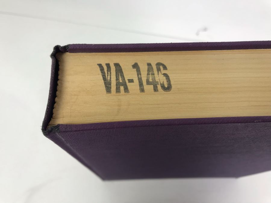 1964 Purple Funk & Wagnalls Standard Desk Dictionary From VFA-146 Strike Fighter Squadron 146 US Navy Blue Diamonds [Photo 3]