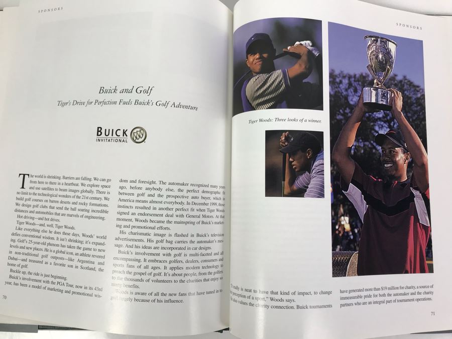 Pair Of The PGA Tour In San Diego Books Golden Anniversary Edition 1952-2002 From The Century Club RADM Bill Harris Was President Of The Century Club San Diego [Photo 13]
