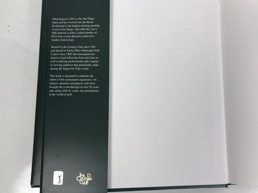 Pair Of The PGA Tour In San Diego Books Golden Anniversary Edition 1952-2002 From The Century Club RADM Bill Harris Was President Of The Century Club San Diego [Photo 3]
