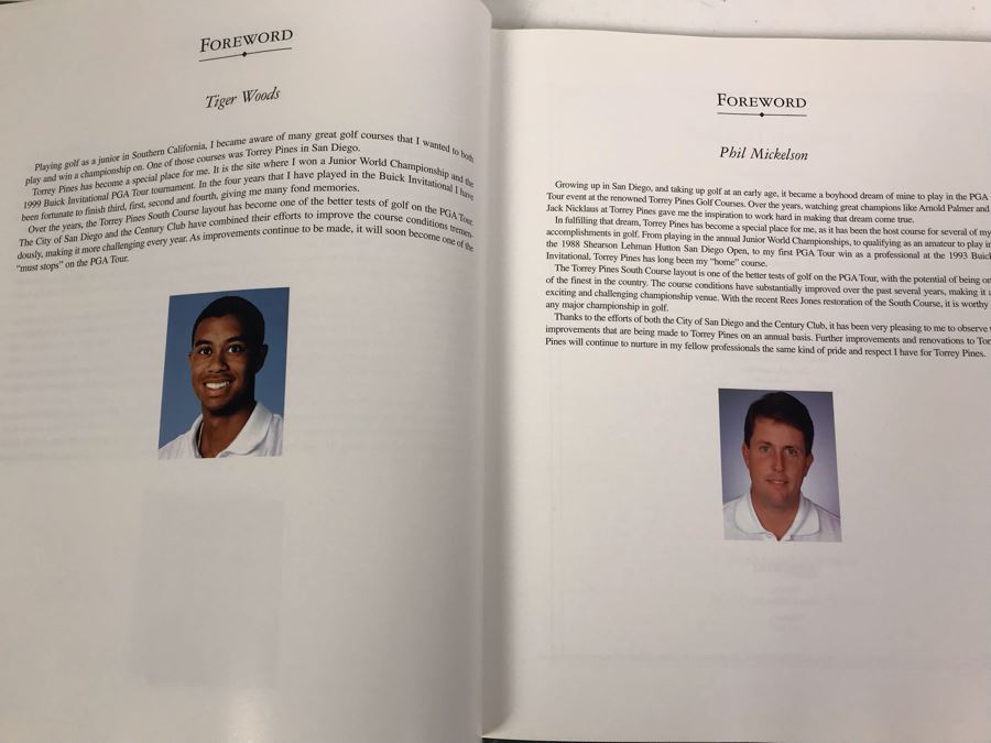 Pair Of The PGA Tour In San Diego Books Golden Anniversary Edition 1952-2002 From The Century Club RADM Bill Harris Was President Of The Century Club San Diego [Photo 8]