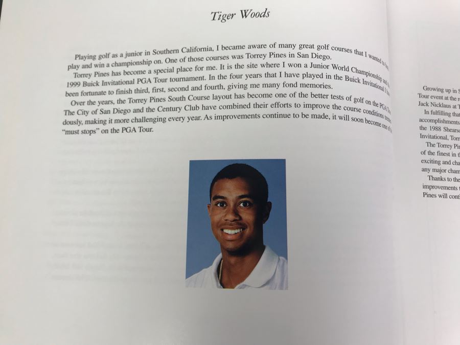 Pair Of The PGA Tour In San Diego Books Golden Anniversary Edition 1952-2002 From The Century Club RADM Bill Harris Was President Of The Century Club San Diego [Photo 9]