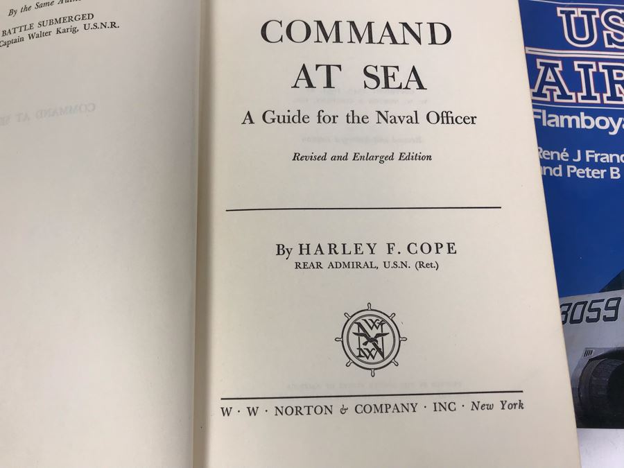 (3) Books: Return To Earth By Buzz Aldrin, US Navy Air Wings And Command At Sea A Guide For The Naval Officer [Photo 5]
