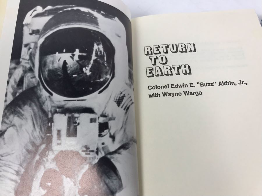 (3) Books: Return To Earth By Buzz Aldrin, US Navy Air Wings And Command At Sea A Guide For The Naval Officer [Photo 8]