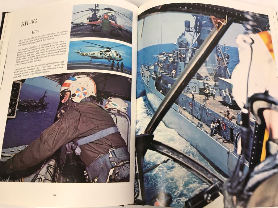 (3) Programs On The Decommissioning Of The USS Coral Sea (CV 43) Norfolk, VA 1990, Navy Book On San Francisco's Own USS Coral Sea And (4) The Hook Journals Of Carrier Aviation [Photo 25]
