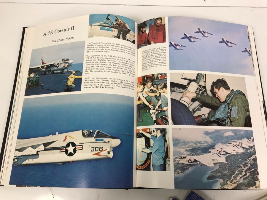(3) Programs On The Decommissioning Of The USS Coral Sea (CV 43) Norfolk, VA 1990, Navy Book On San Francisco's Own USS Coral Sea And (4) The Hook Journals Of Carrier Aviation [Photo 29]