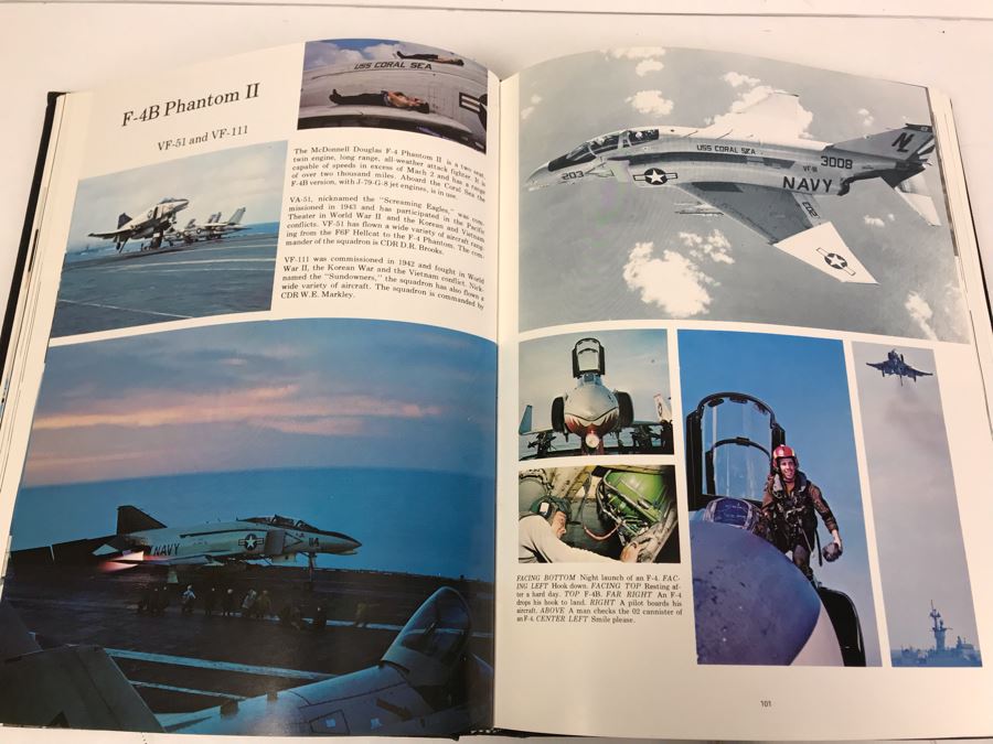 (3) Programs On The Decommissioning Of The USS Coral Sea (CV 43) Norfolk, VA 1990, Navy Book On San Francisco's Own USS Coral Sea And (4) The Hook Journals Of Carrier Aviation [Photo 28]