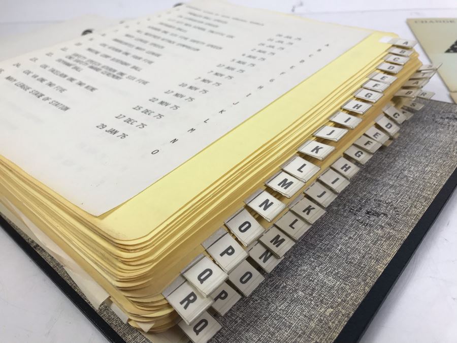 Notebook With Dozens Of Speeches Written And Delivered By William 'Bill' H. Harris, RADM, USN (Ret.) Incl Speeches Addressing Vietnam War Coral Sea Combat Deployment Debrief & (2) Change Of Command Programs Commander Light Attack Wing Pacific - See Photos [Photo 22]